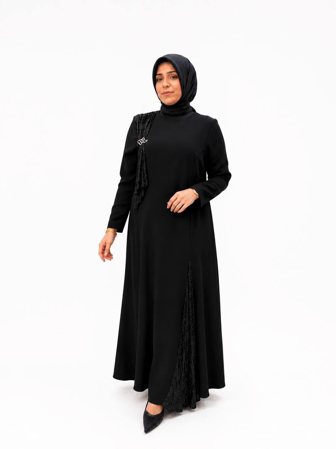 AHSEN ELBİSE 8430 — Siyah [stokoz:8YsLLo3aVdOoxUfzQwal%3ASiyah%3A2%3A1yw5fmm]
