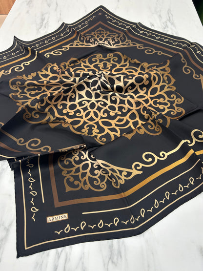 Armine Nostalji Serisi Sura İpek Eşarp 8650 30 — Siyah [stokoz:f43jPCytEdoKLeG8xCvA%3ASiyah%3A2%3A3td1o0]