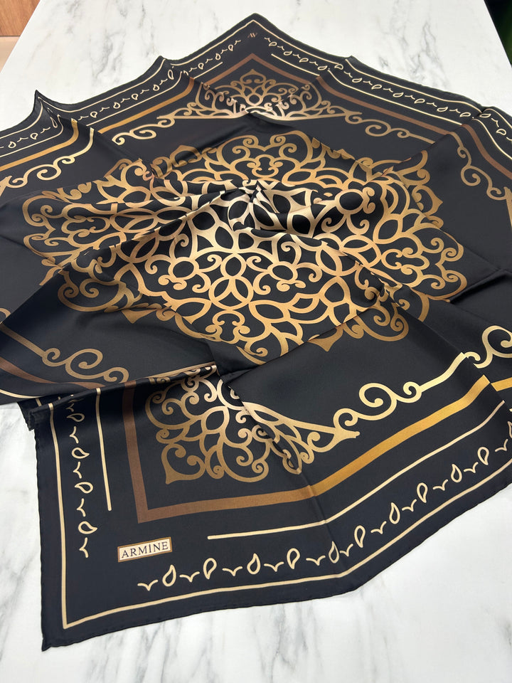 Armine Nostalji Serisi Sura İpek Eşarp 8650 30