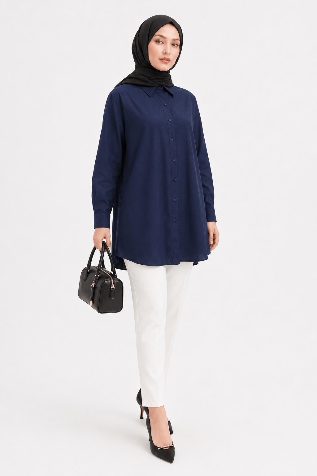 NUSS GÖMLEK  26Y3001 — NAVY [stokoz:2XoRehmgA0ybLPJgBMiO%3ANAVY%3A0%3Aj77co6]
